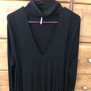 Free People Uptown Turtle Choker Neck Top